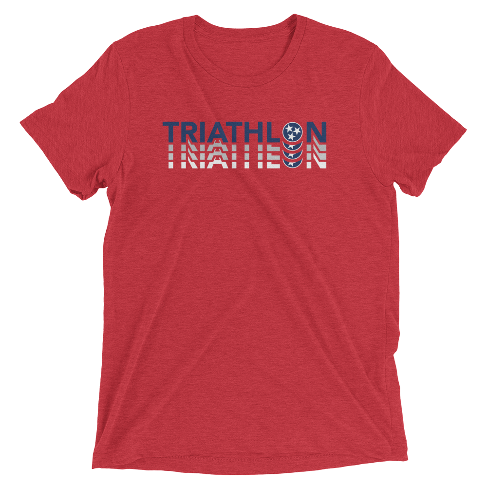 Tennessee Tri-Star Repeating Triathlon Youth Short Sleeve Shirt
