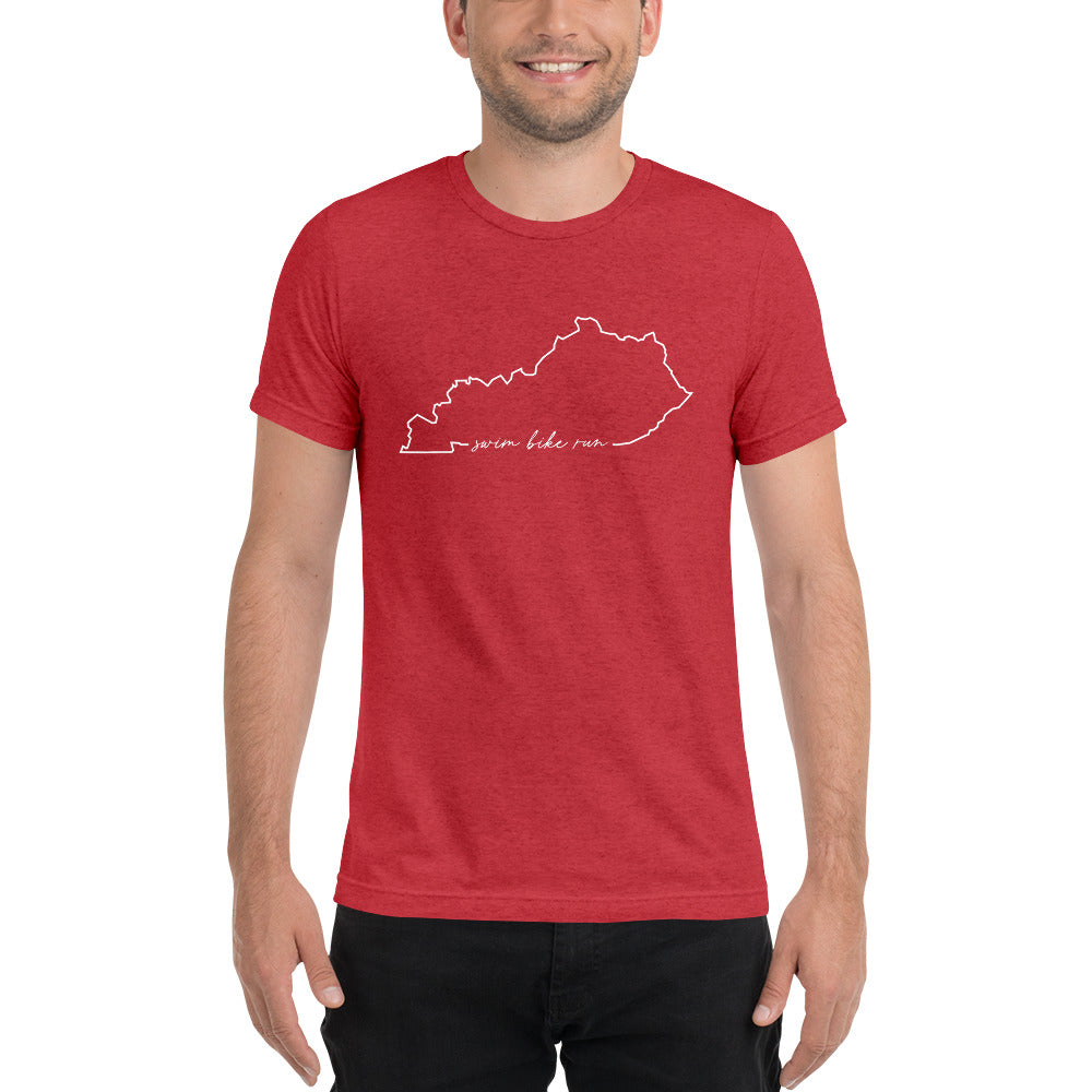 Kentucky Swim Bike Run Script Shirt