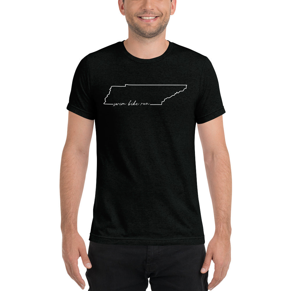 Tennessee Swim Bike Run Script Shirt