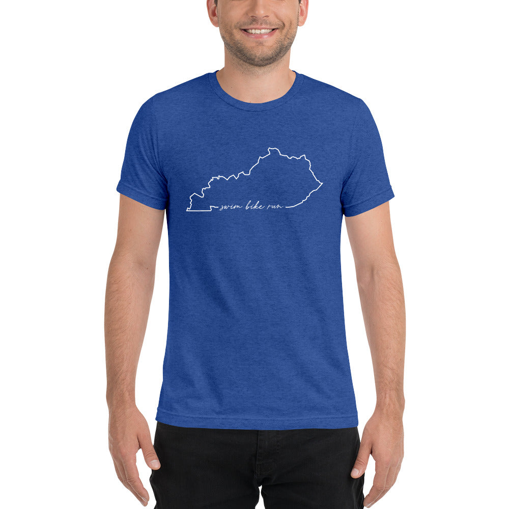 Kentucky Swim Bike Run Script Shirt