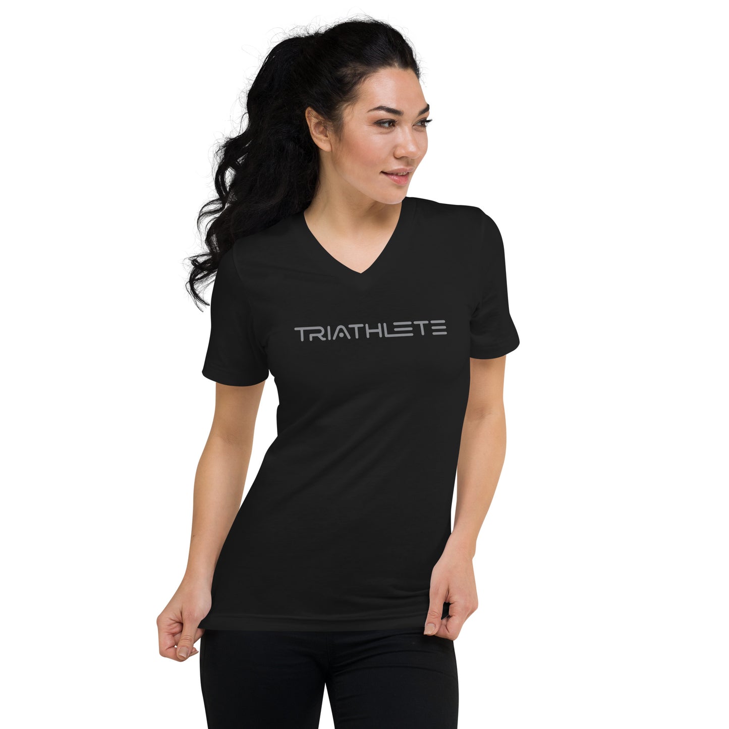 Triathlete Ready for Takeoff V-Neck Shirt