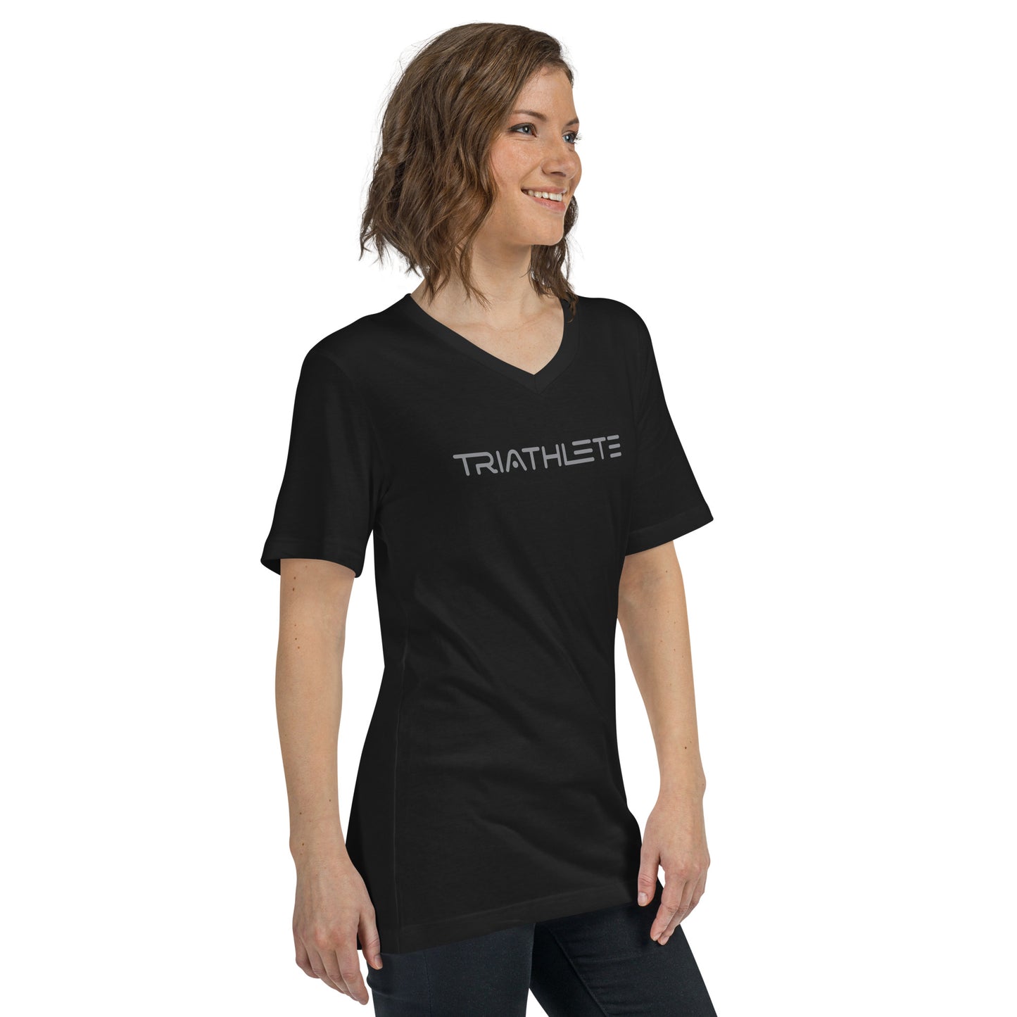 Triathlete Ready for Takeoff V-Neck Shirt