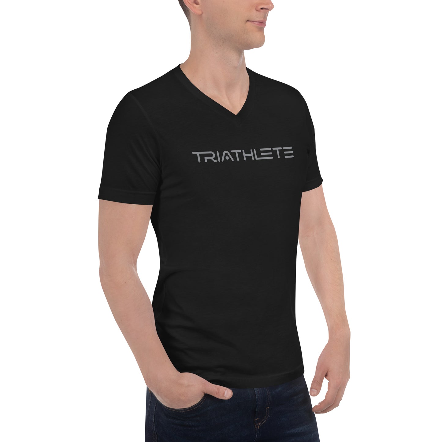 Triathlete Ready for Takeoff V-Neck Shirt