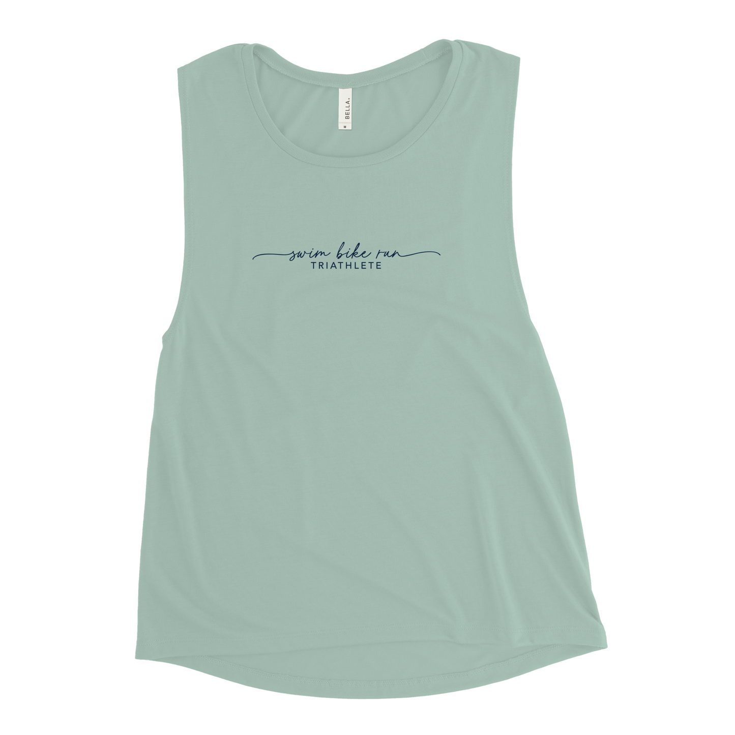 Scripted Swim Bike Run Women's Muscle Tank