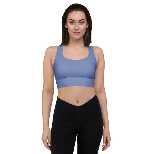 Wild Blue Yonder Longline Sports Bra
