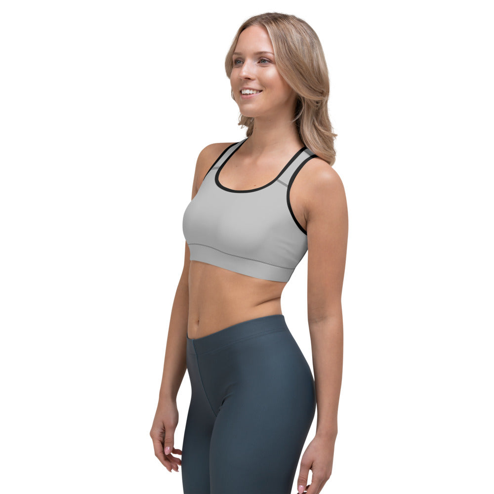 Silver Sports Bra