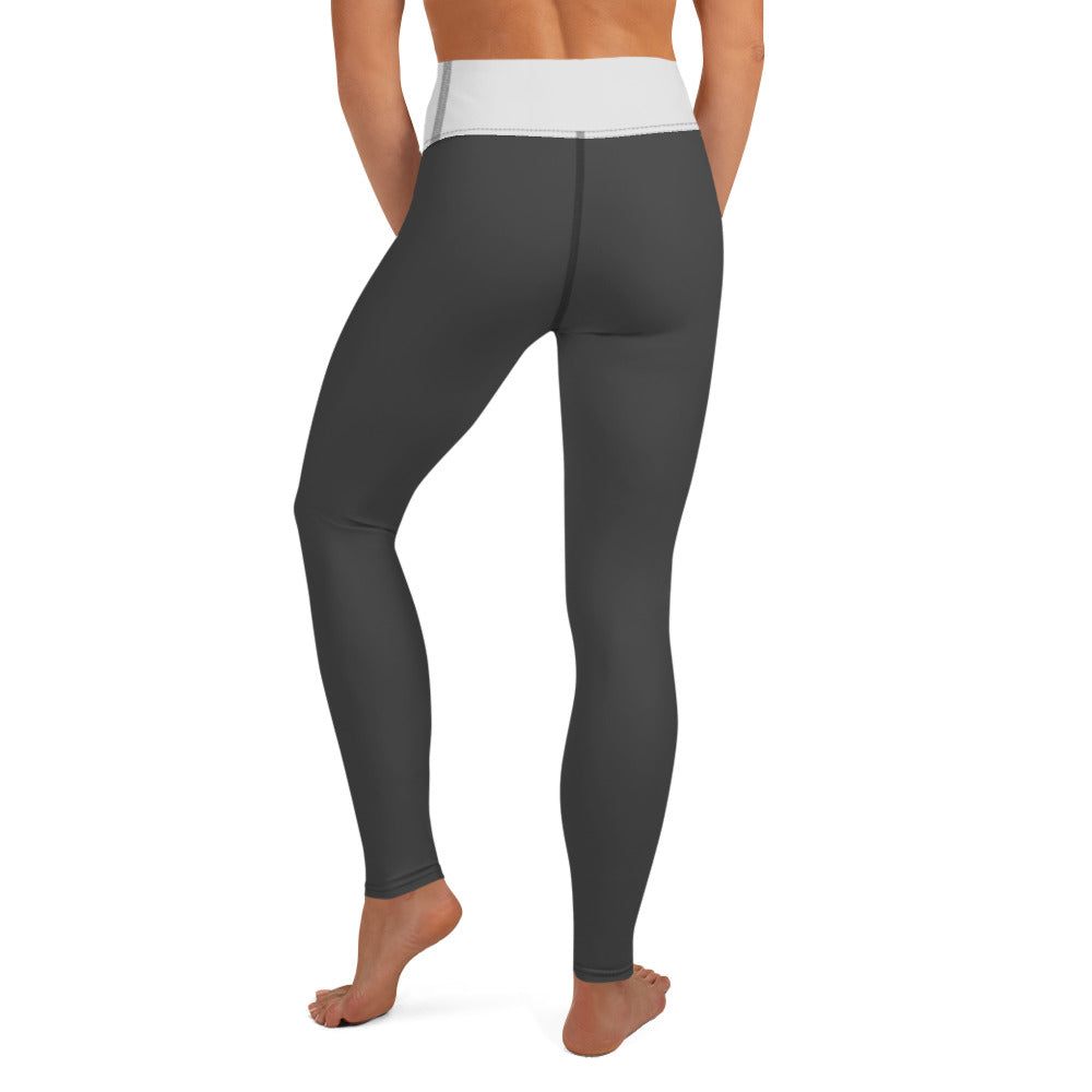 Gray and Silver Yoga Leggings
