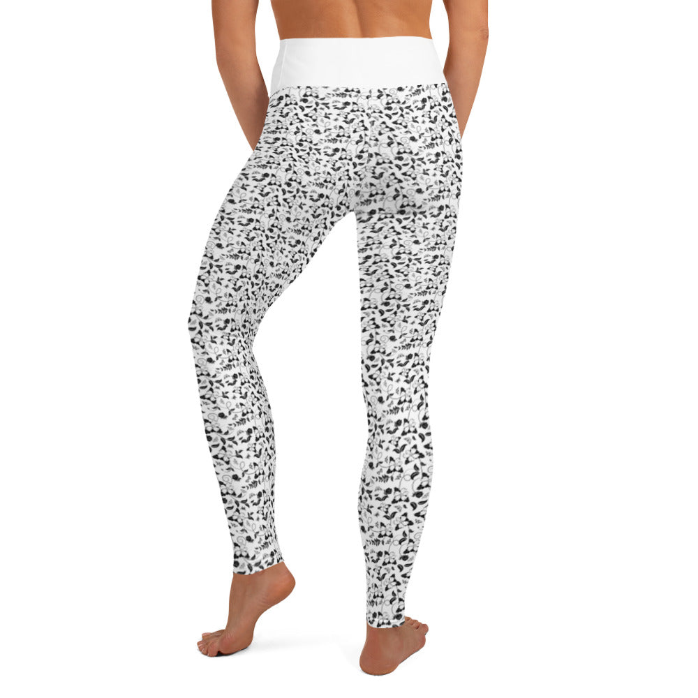 Floral Print Yoga Leggings