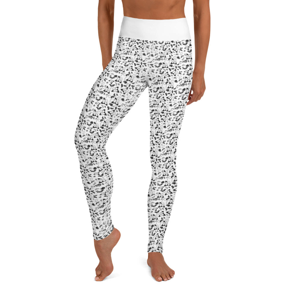 Floral Print Yoga Leggings