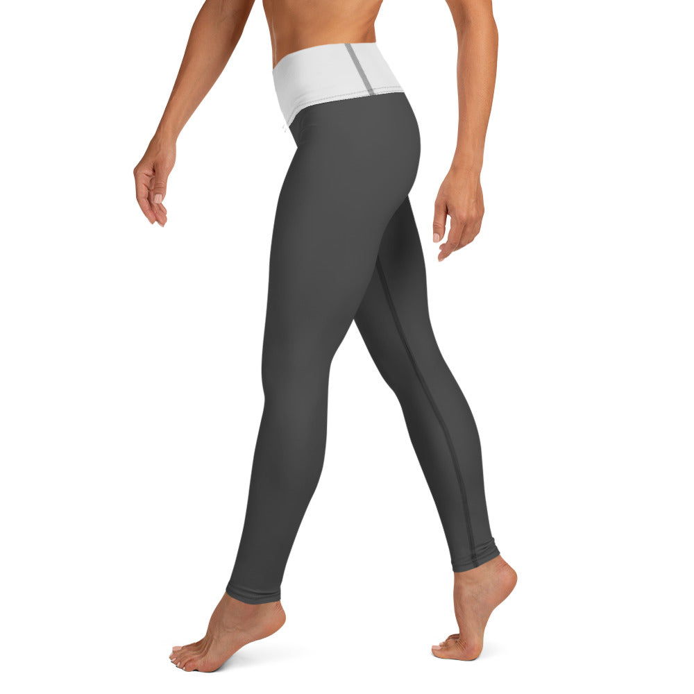 Gray and Silver Yoga Leggings