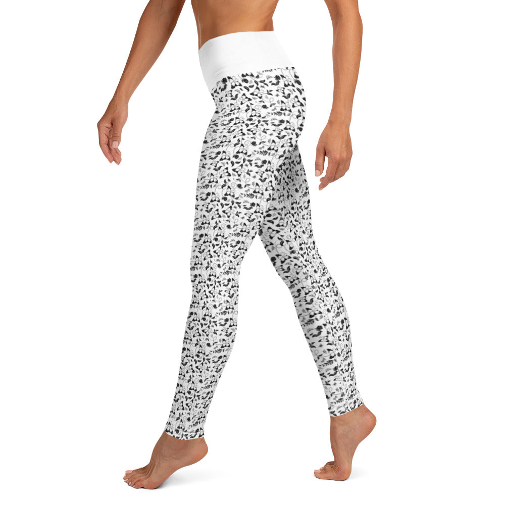 Floral Print Yoga Leggings