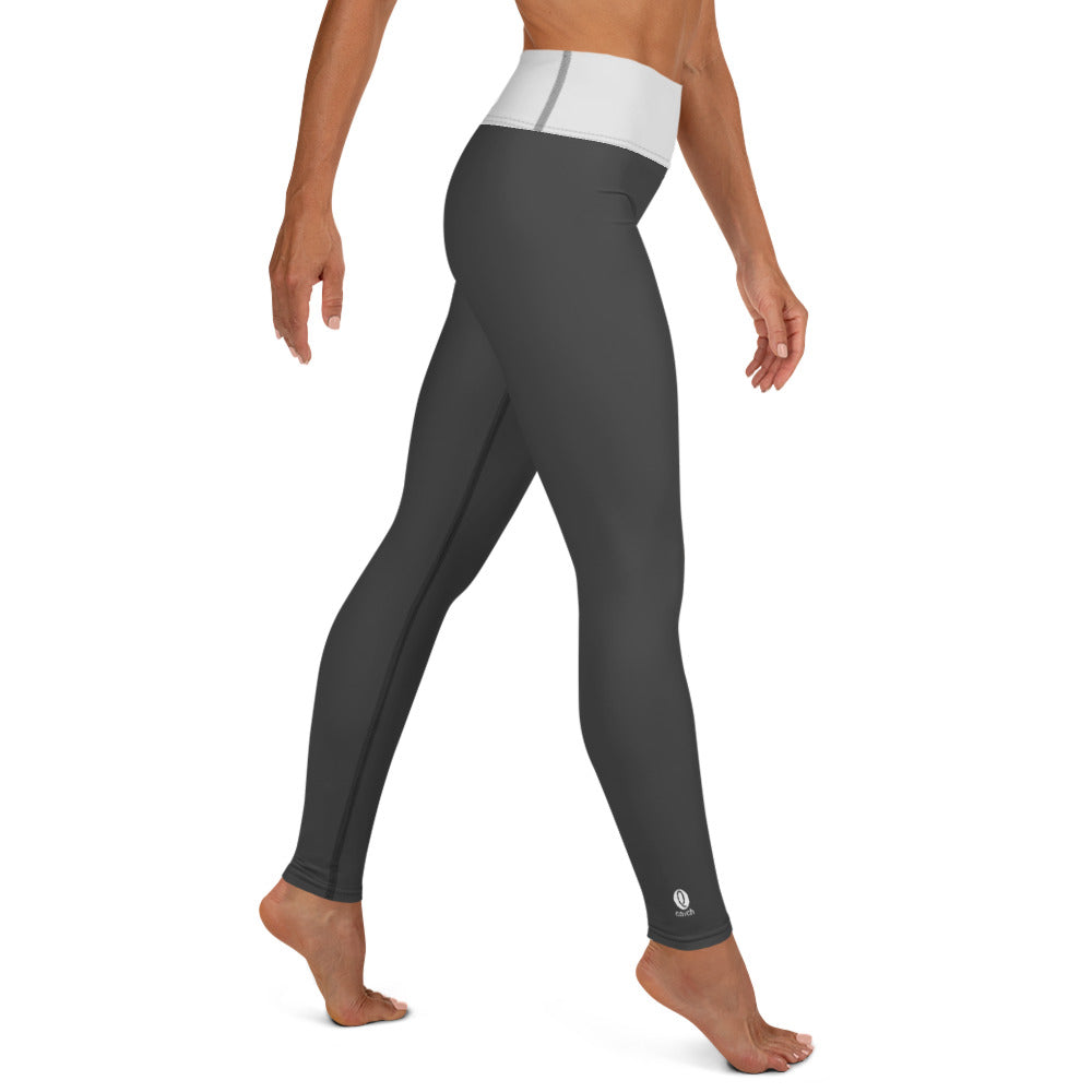 Gray and Silver Yoga Leggings