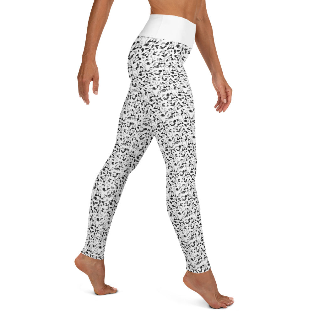 Floral Print Yoga Leggings