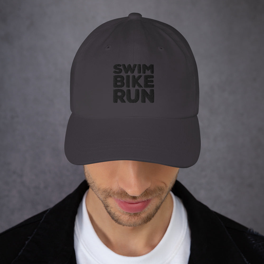 Swim Bike Run Dad Hat