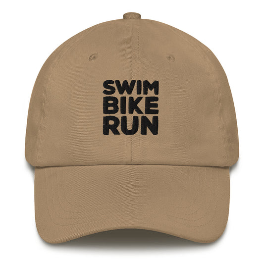 Swim Bike Run Dad Hat