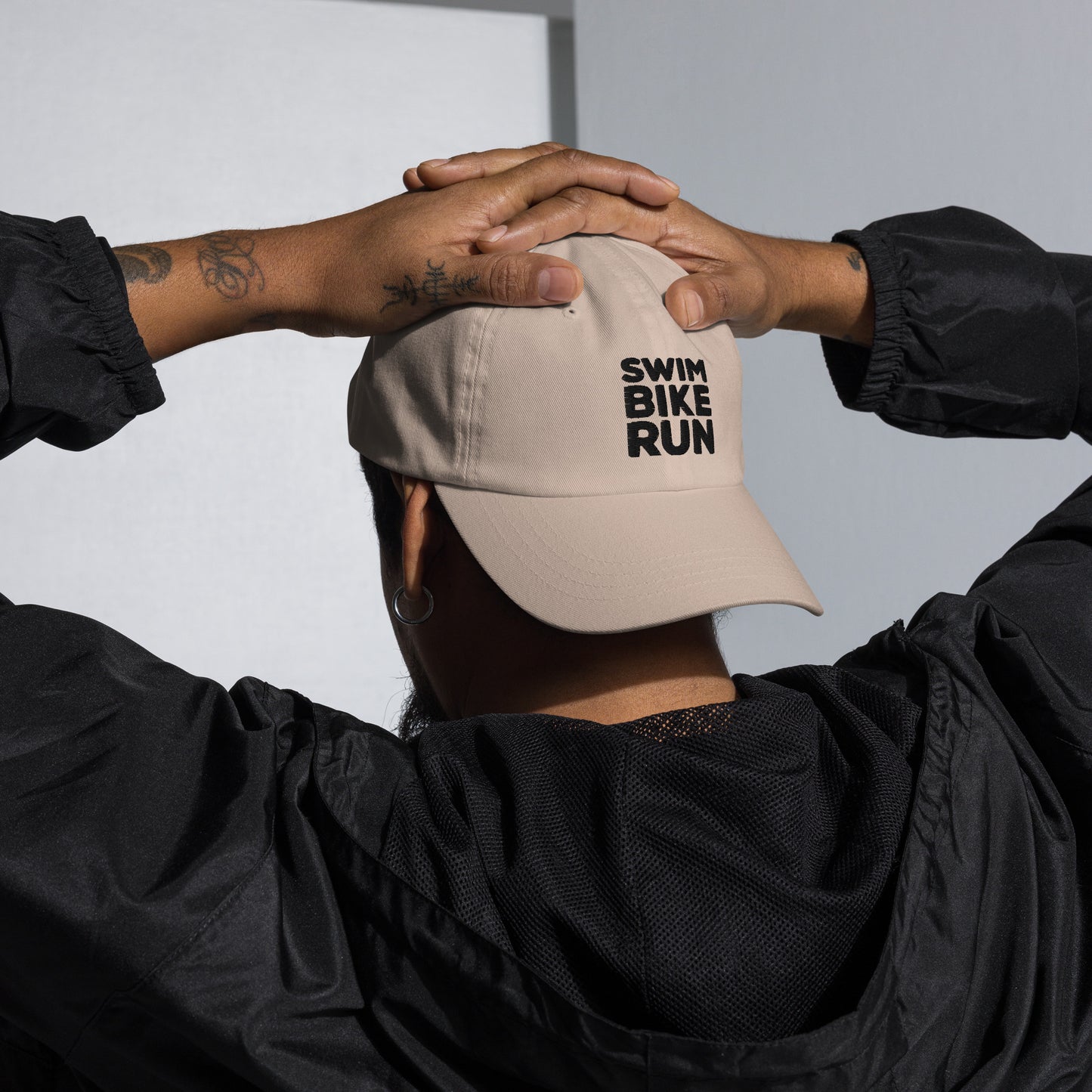 Swim Bike Run Dad Hat