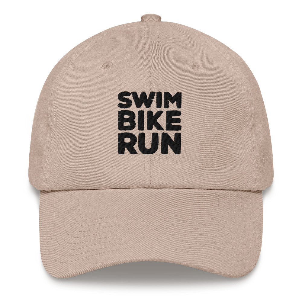 Swim Bike Run Dad Hat