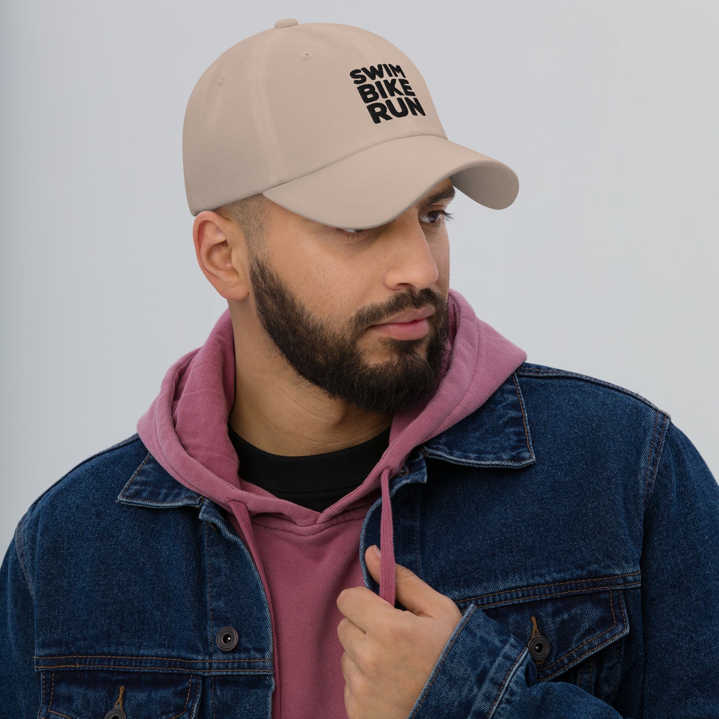 Swim Bike Run Dad Hat