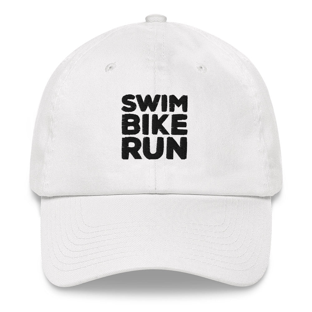 Swim Bike Run Dad Hat