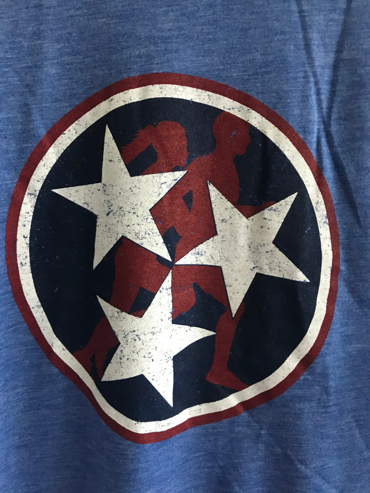 Tennessee Tri-Star Runners Wicking Raglan Short Sleeve Shirt