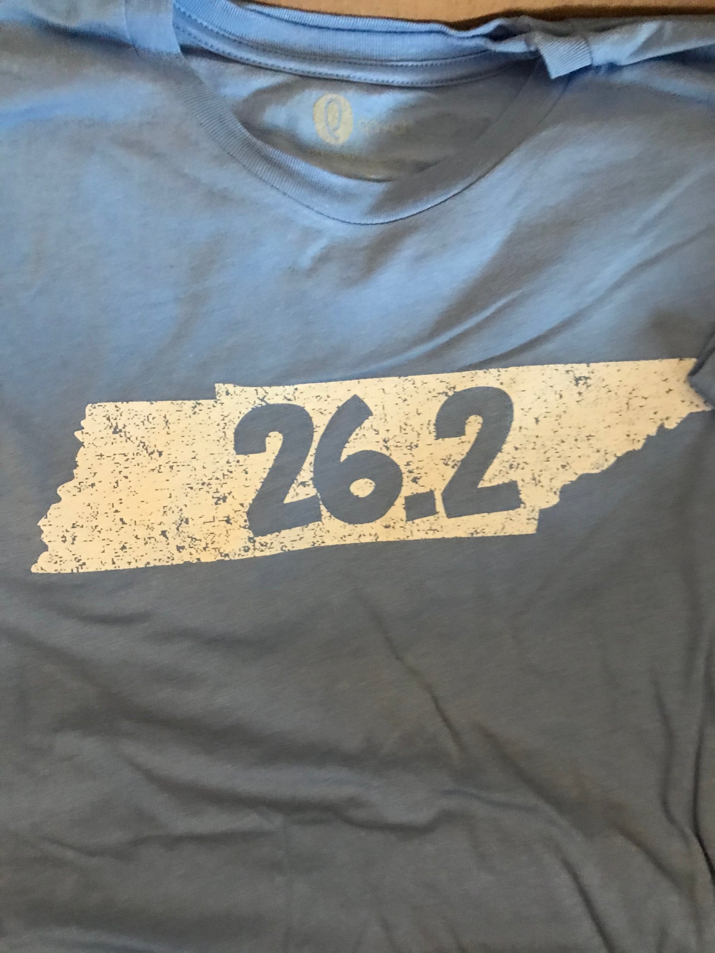Tennessee Marathon 26.2 Distressed Print Shirt