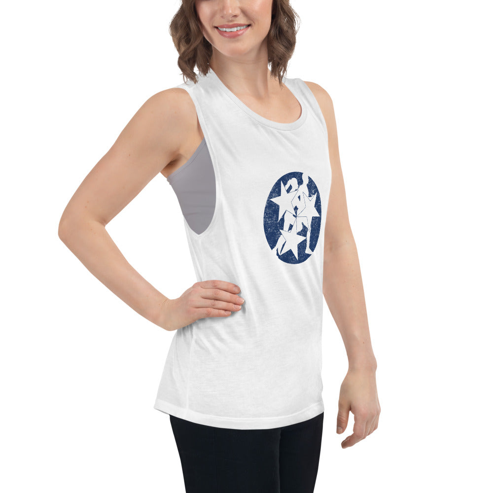 Tennessee Tri-Star Runners Women's Muscle Tank