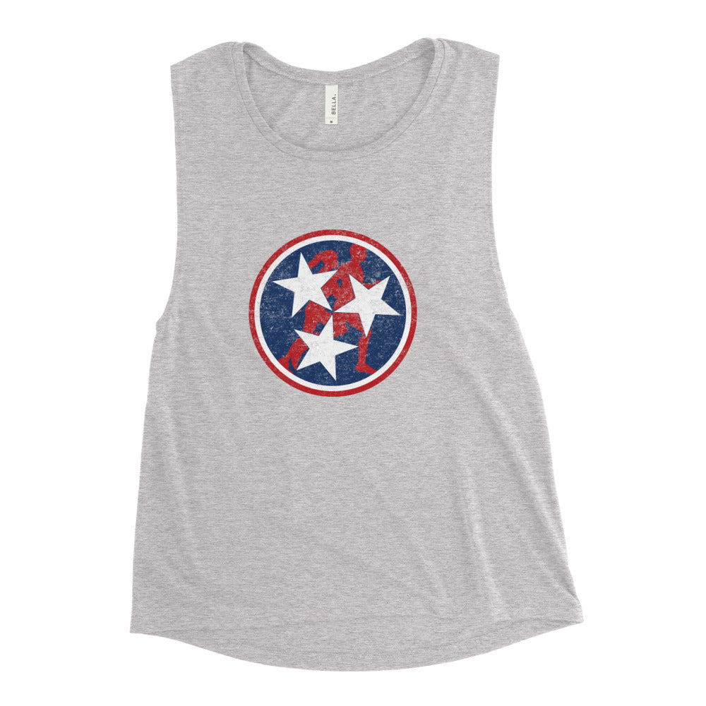 Tennessee Tri-Star Runners Women's Muscle Tank