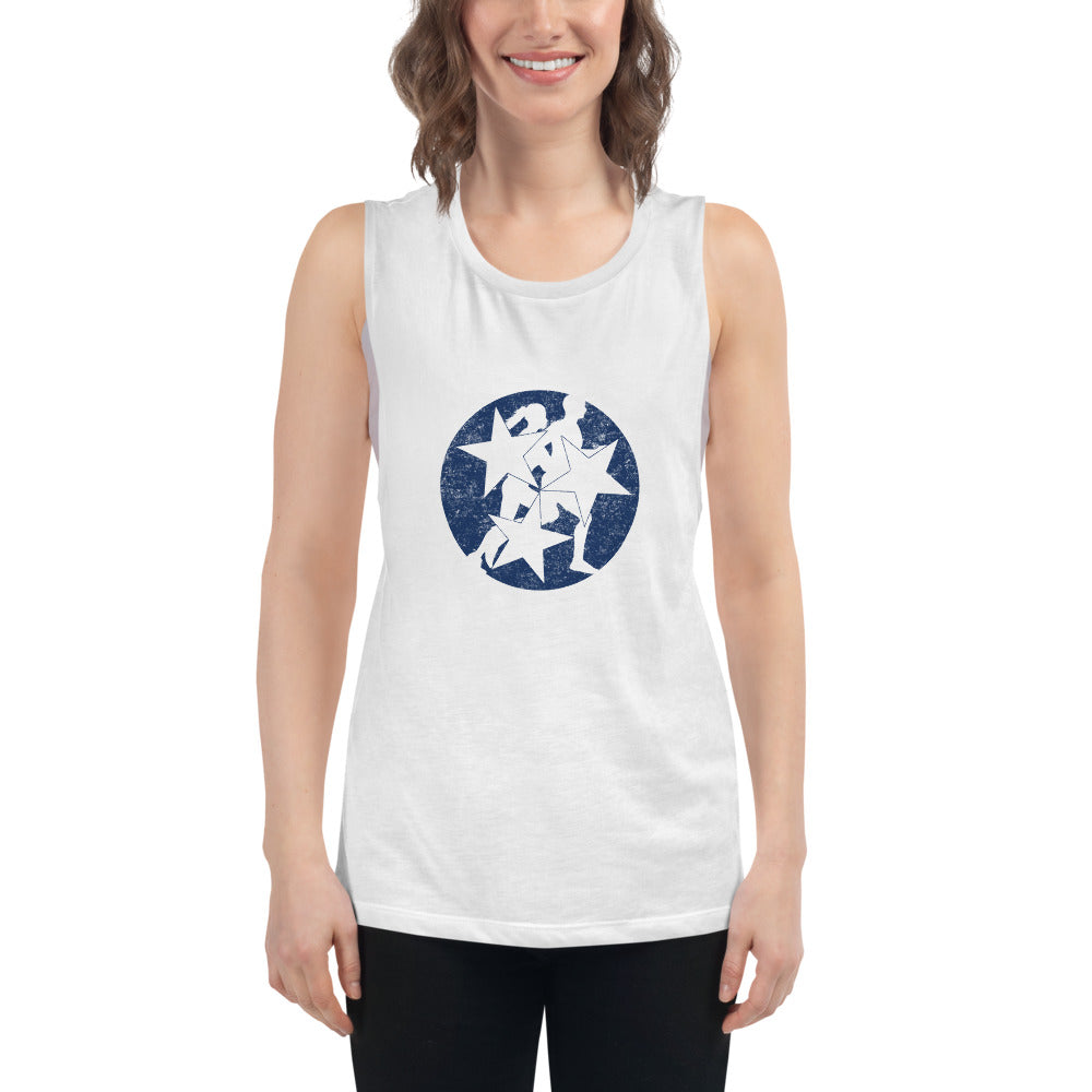 Tennessee Tri-Star Runners Women's Muscle Tank