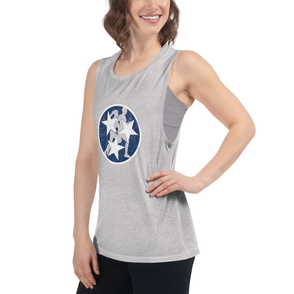 Tennessee Tri-Star Runners Women's Muscle Tank