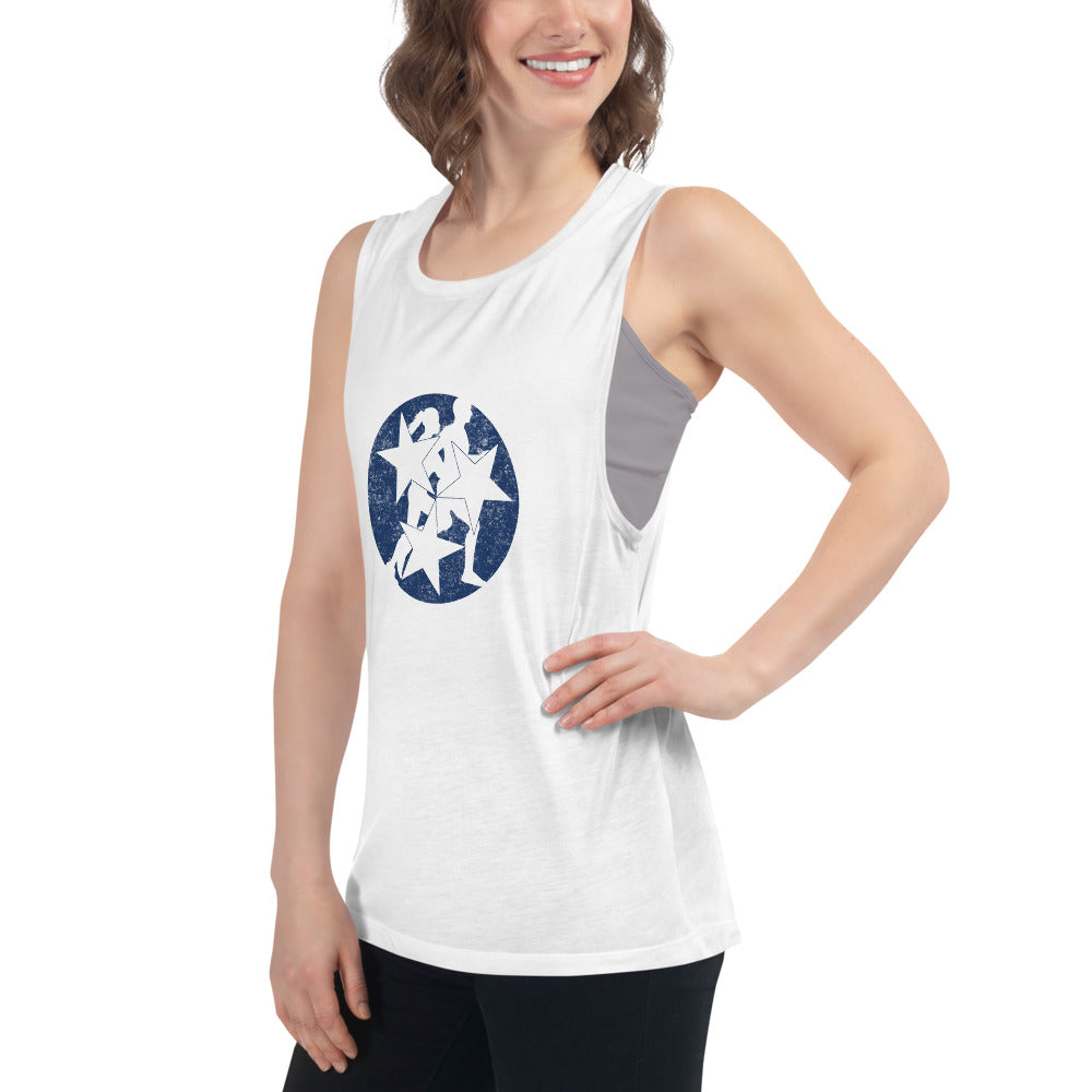 Tennessee Tri-Star Runners Women's Muscle Tank