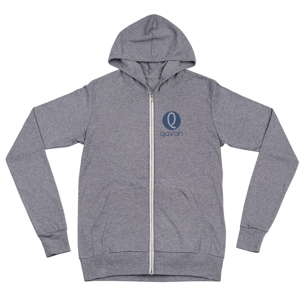 Qavah Logo Zip Hoodie