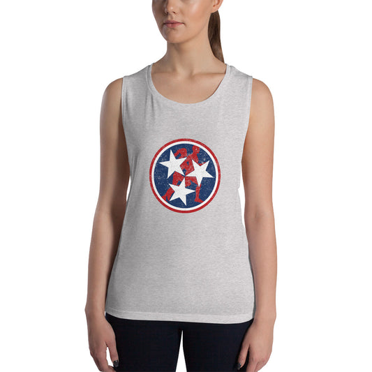 Tennessee Tri-Star Runners Women's Muscle Tank