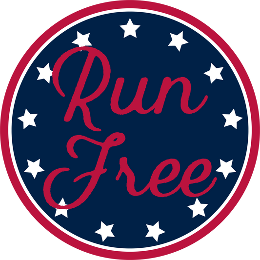 Run Free Sticker