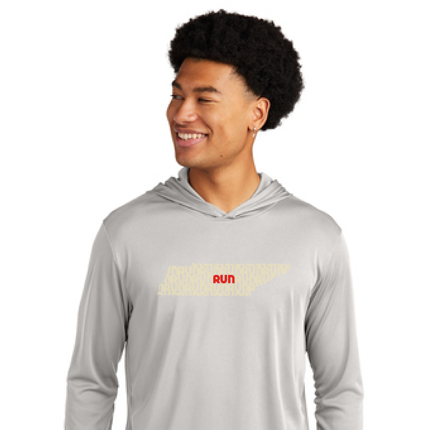 Run Tennessee Retro Pattern Performance Hoodie