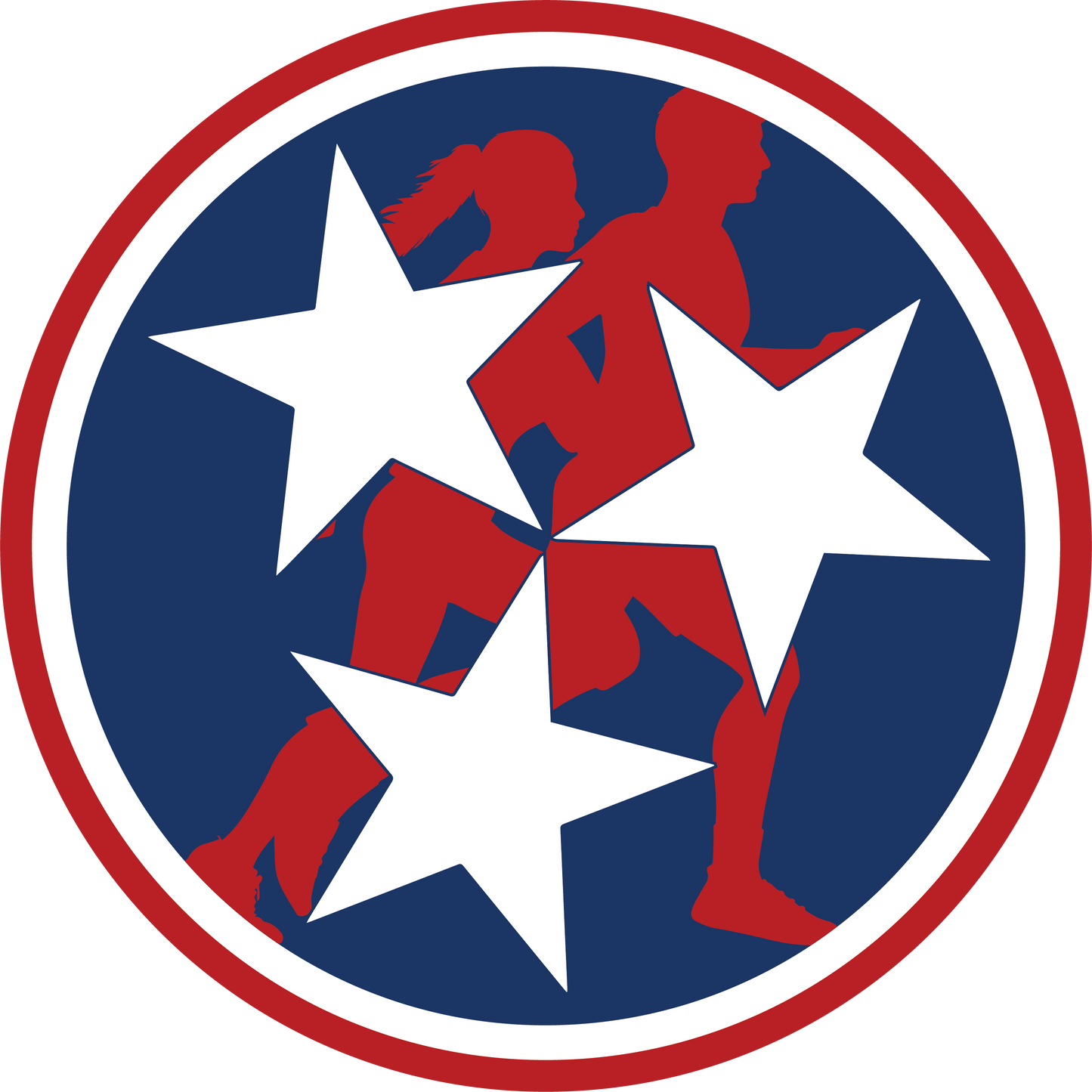 Tennessee Tri-Star Runners Sticker