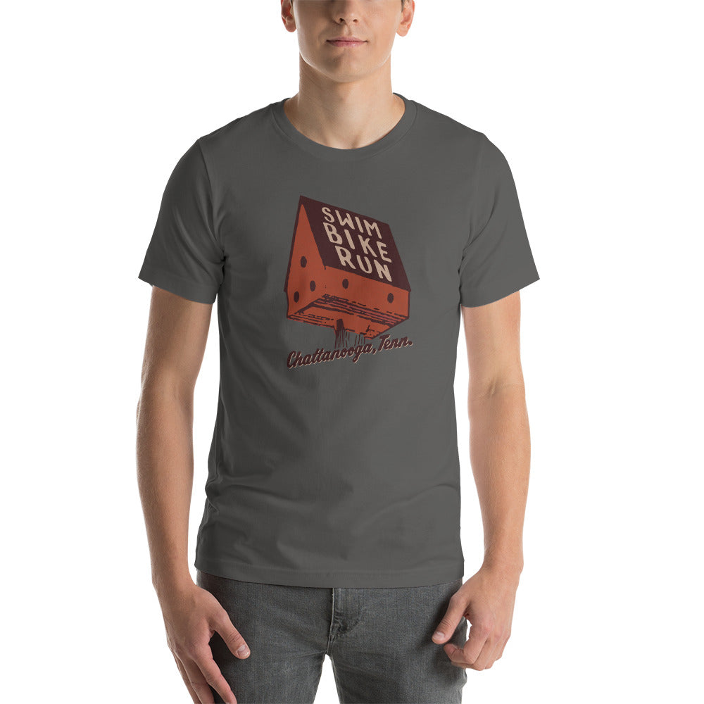 Vintage Chattanooga Swim Bike Run Triblend Shirt