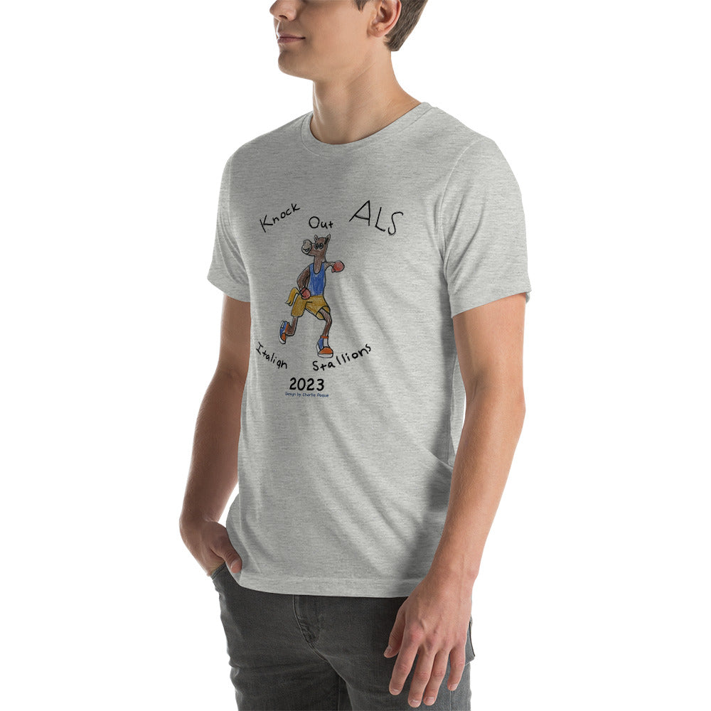 Codispoti Charlie ALS Walk Unisex Short Sleeve Shirt