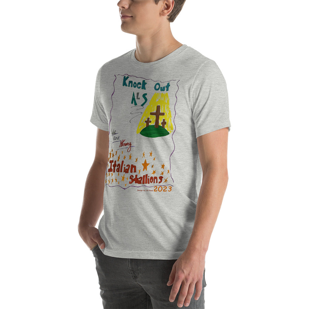 Codispoti Rose ALS Walk Unisex Short Sleeve Shirt