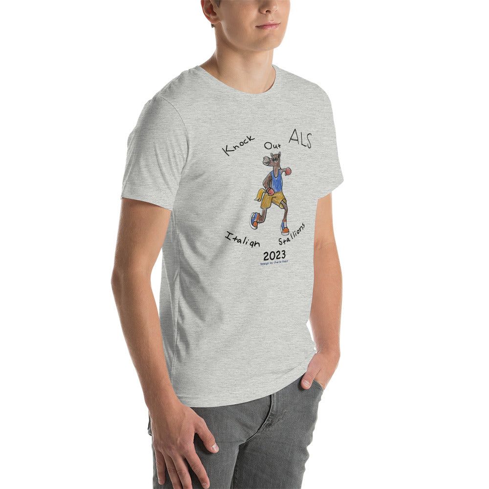 Codispoti Charlie ALS Walk Unisex Short Sleeve Shirt
