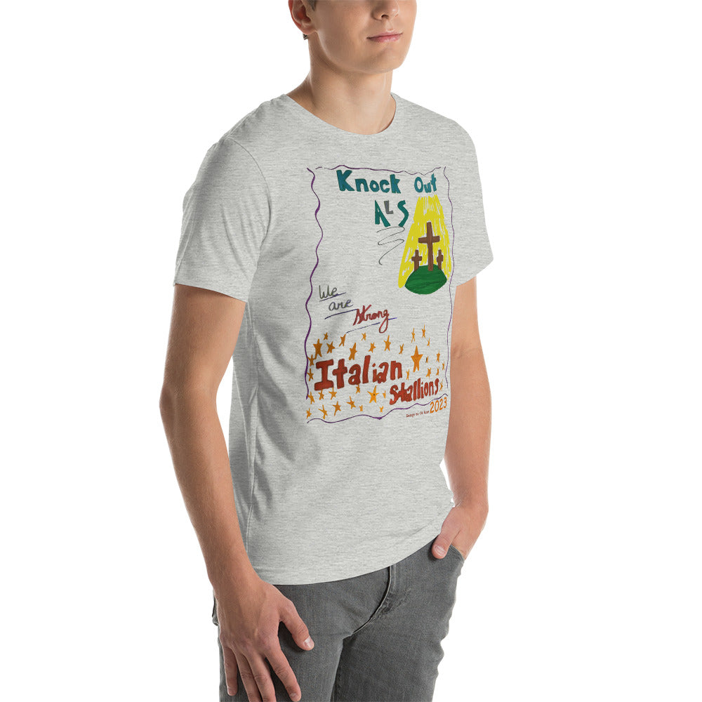 Codispoti Rose ALS Walk Unisex Short Sleeve Shirt