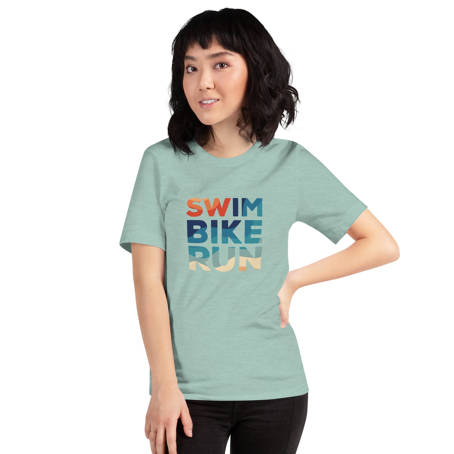 Endless Summer Swim Bike Run Short Sleeve Shirt