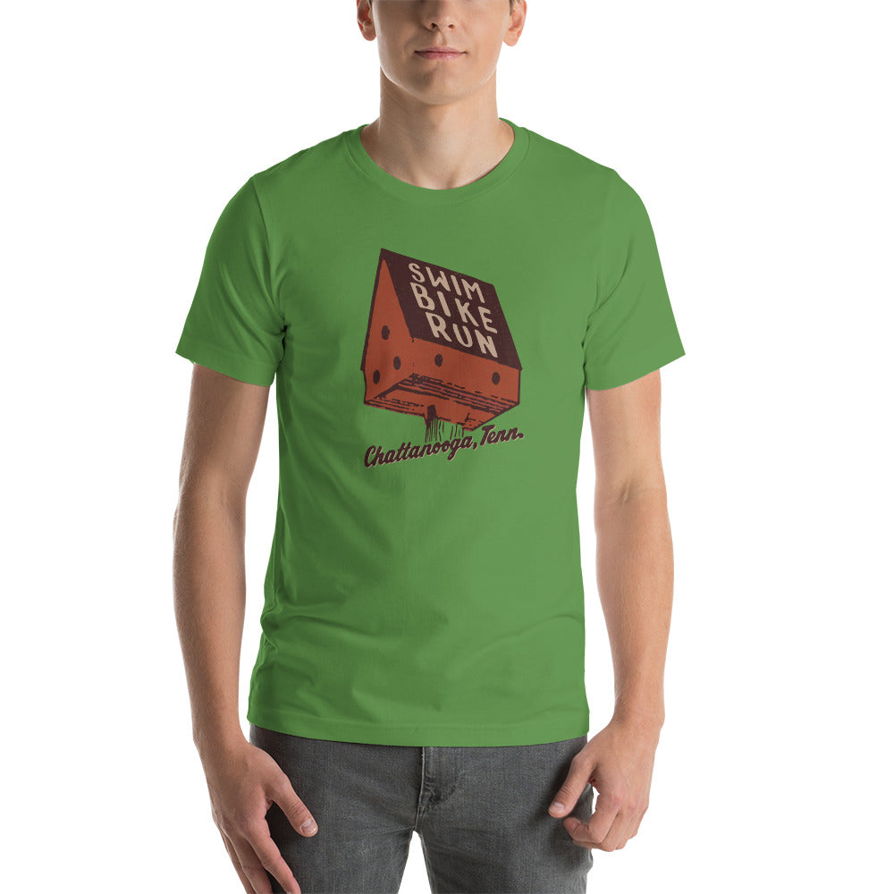 Vintage Chattanooga Swim Bike Run Triblend Shirt