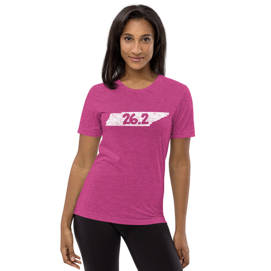 Tennessee Marathon 26.2 Distressed Print Shirt