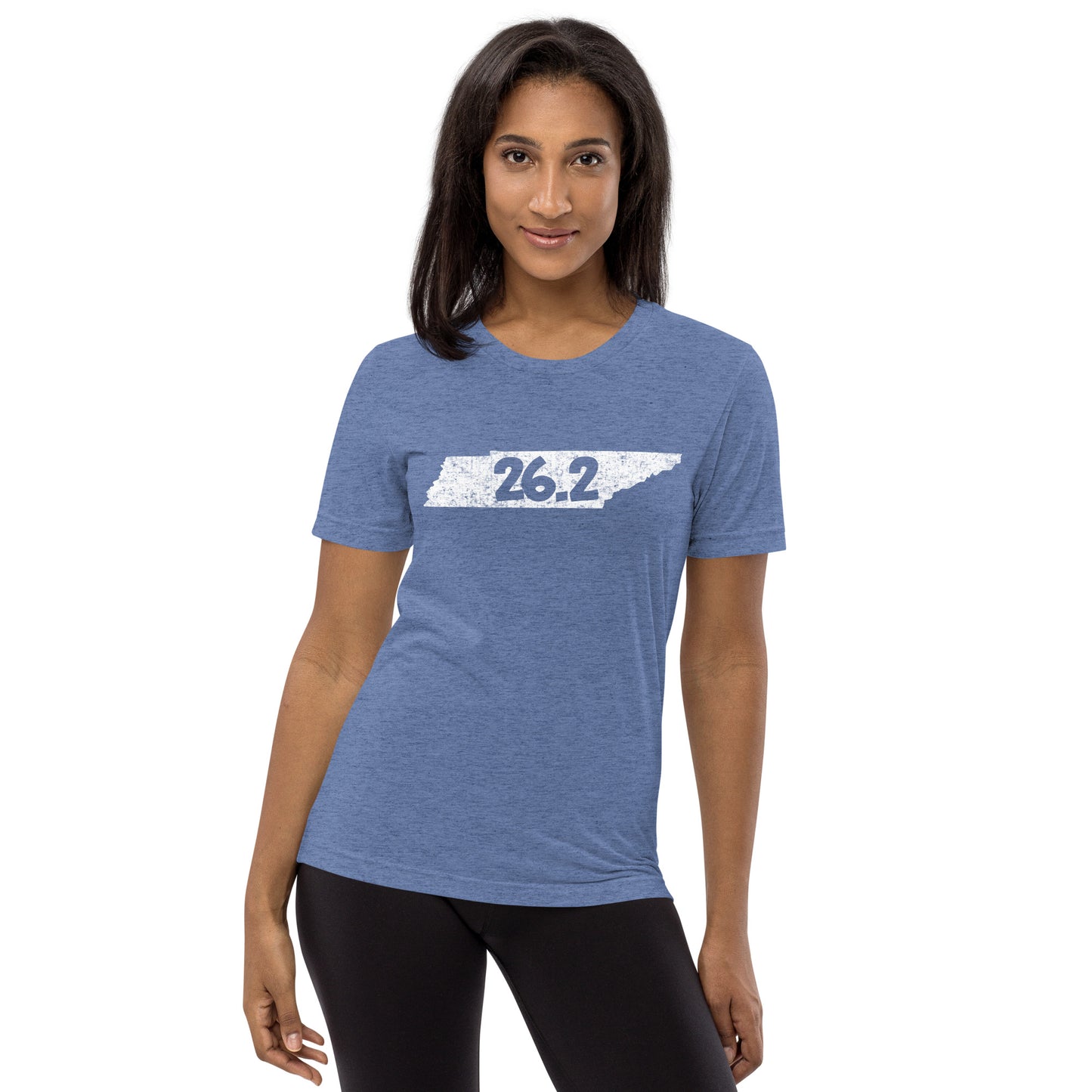Tennessee Marathon 26.2 Distressed Print Shirt