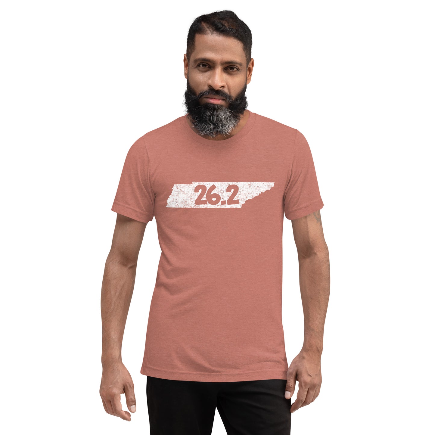 Tennessee Marathon 26.2 Distressed Print Shirt