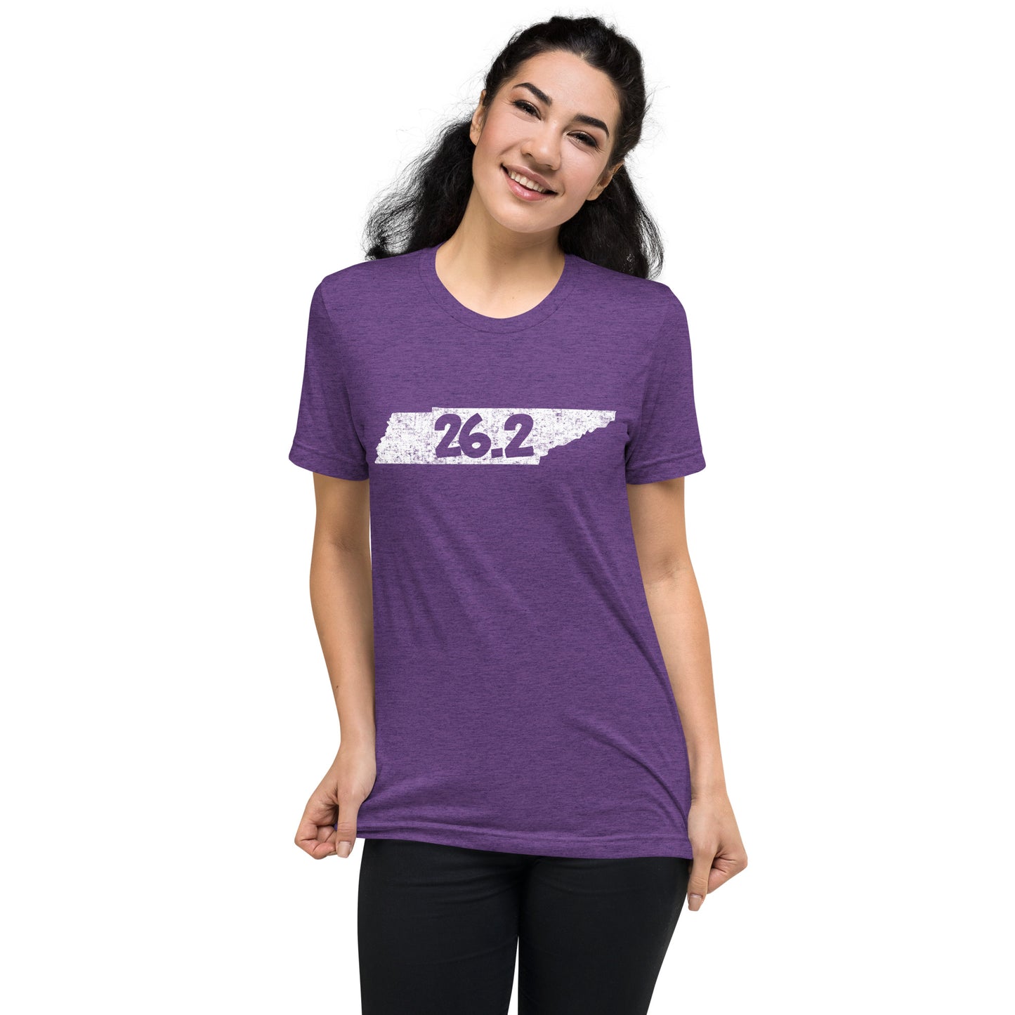Tennessee Marathon 26.2 Distressed Print Shirt