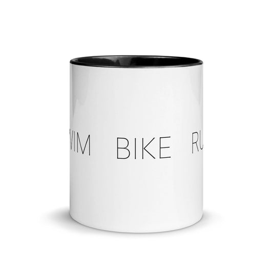 Swim Bike Run Minimalist Mug