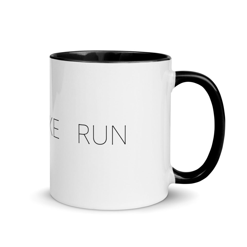 Swim Bike Run Minimalist Mug