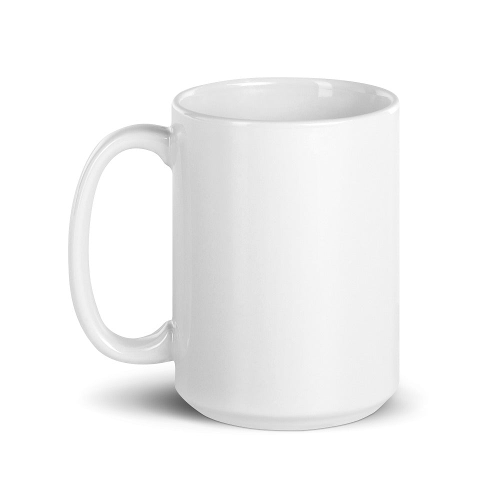 Run the Mile You Are In White Glossy Coffee Mug