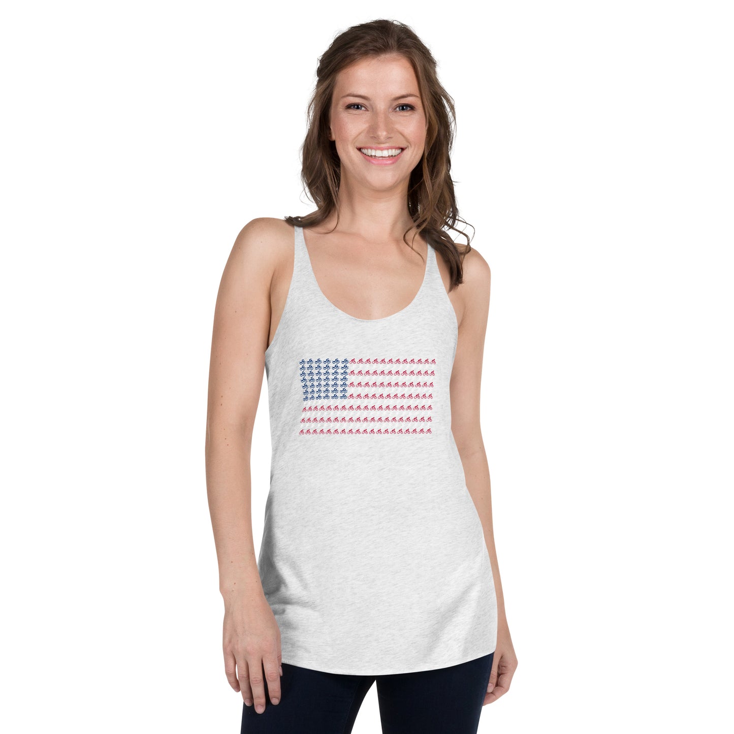 Triathlete Patriot Women's Racerback Tank
